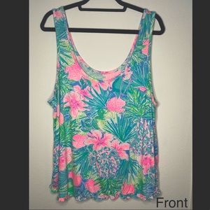 Lilly Pulitzer Ruffle Pj Tank